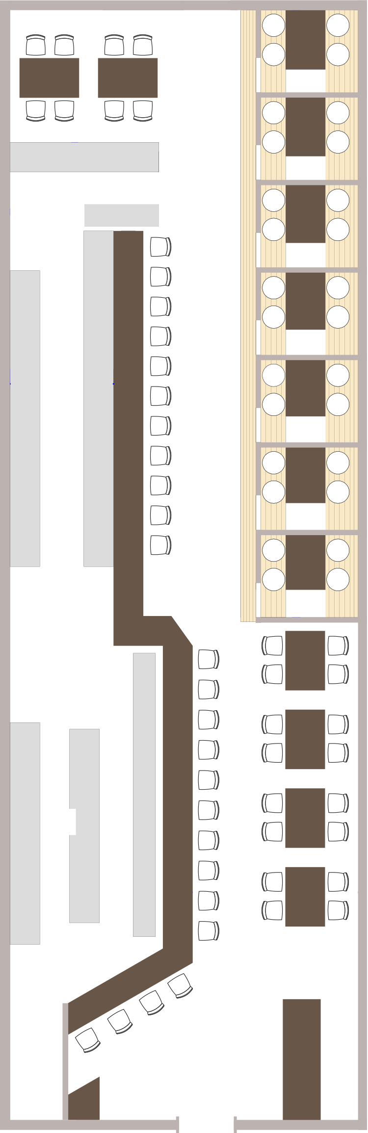 座席レイアウト